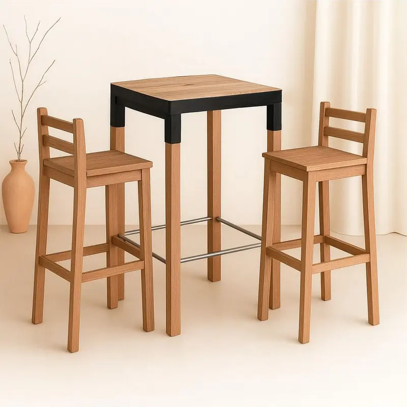 Mesa de bar Vintage Tilo Alta 70x70