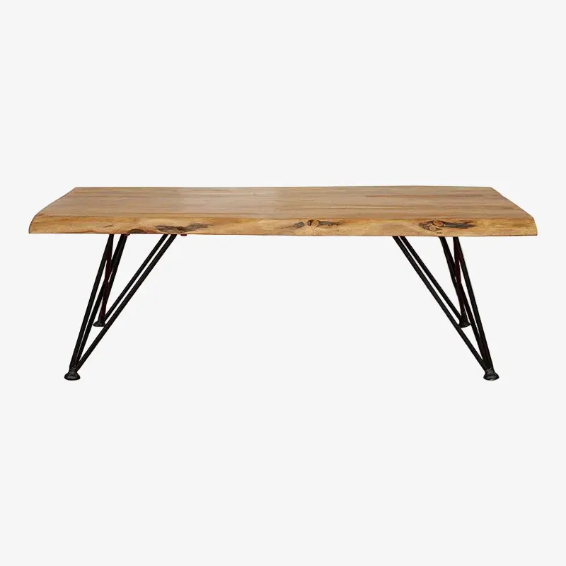 Mesa de centro con encimera de acacia