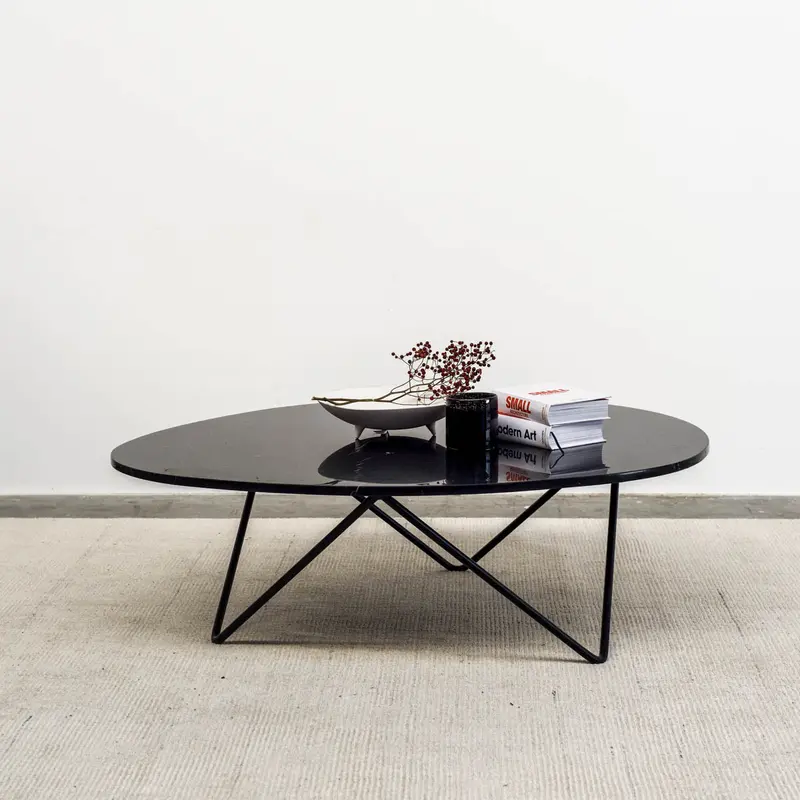 Mesa de centro de mármol - Richard - Mármol negro