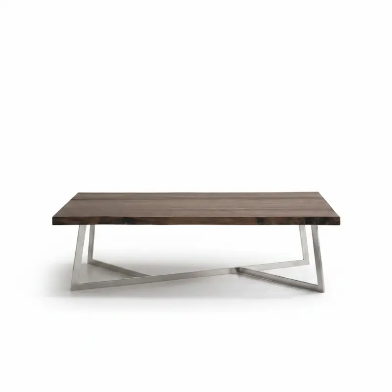 Mesa de centro Madera y acero modelo Ella