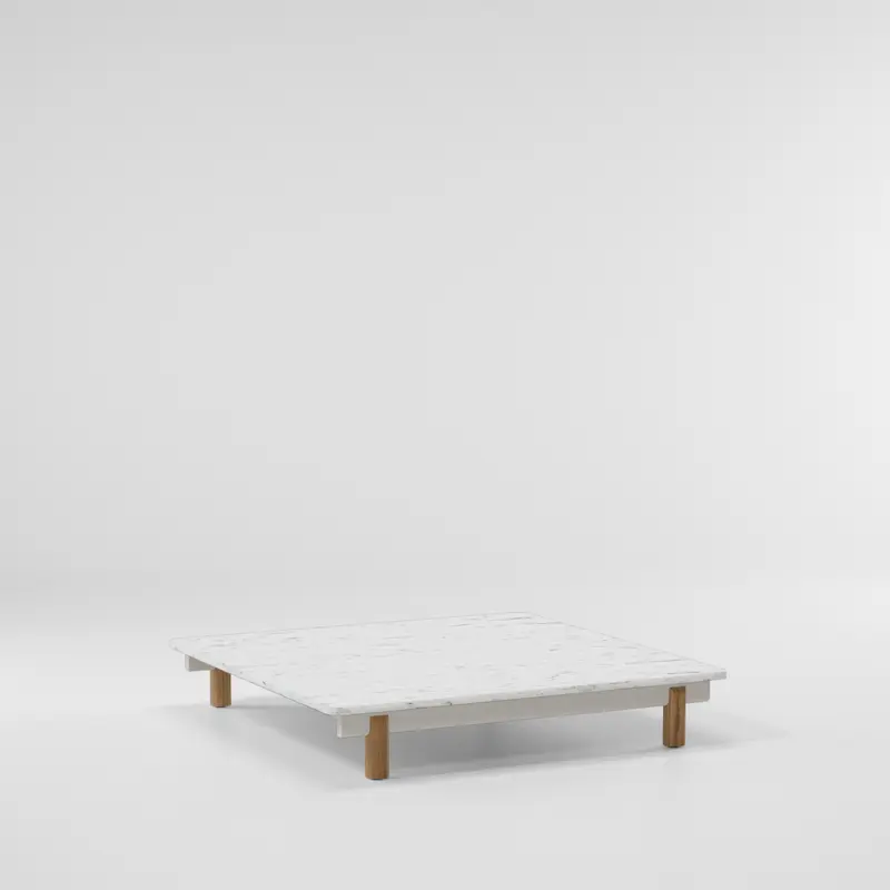 Mesa de centro Molo 120x120 | Estructura 04C | Superficie mármol N00