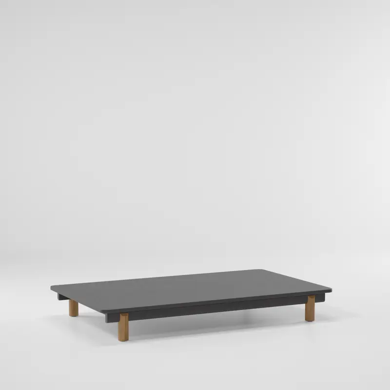 Mesa de centro Molo 160x94 | Estructura 01C | Superficie aluminio 01C