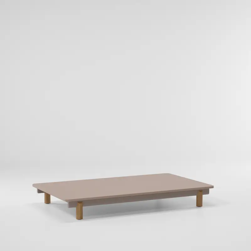Mesa de centro Molo 160x94 | Estructura 06C | Superficie aluminio 07C