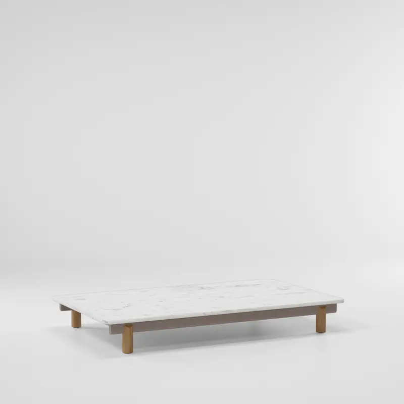 Mesa de centro Molo 160x94 | Estructura 06C | Superficie mármol N00