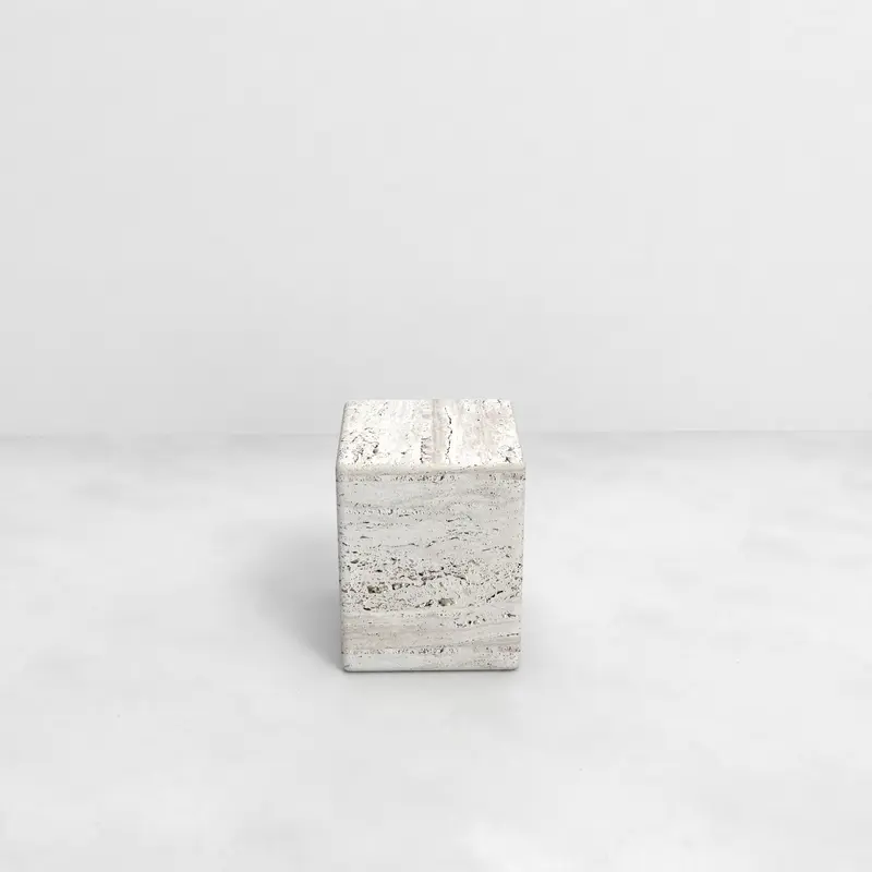 Mesa de centro - Pequeña - Dijon - Travertino - D35