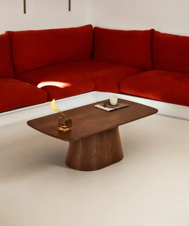 Mesa de Centro Rectangular en Madera Giulia (120x60 cm)
