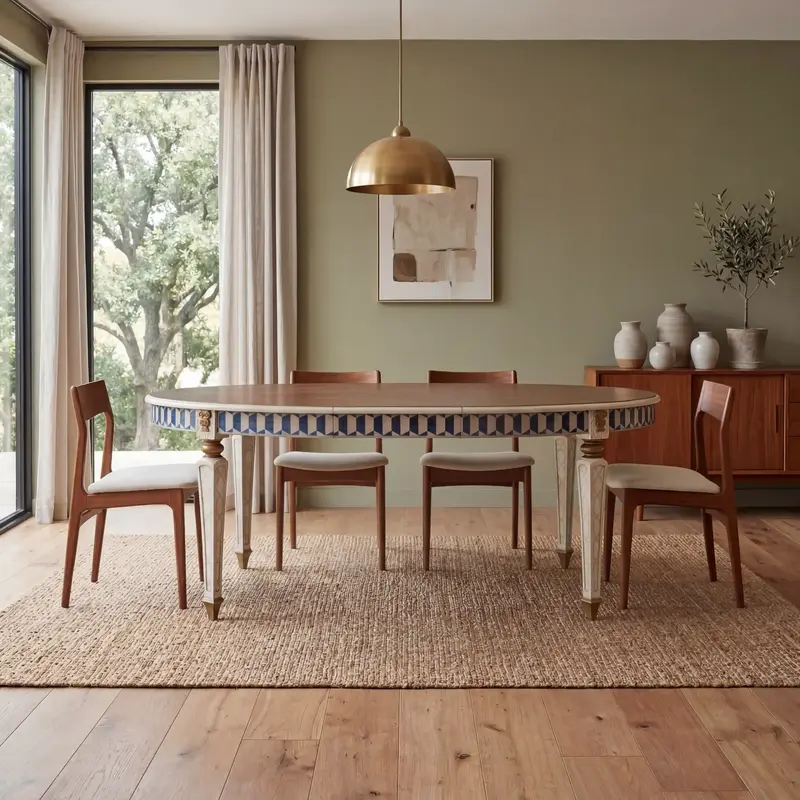 Mesa de comedor extensible Blunara