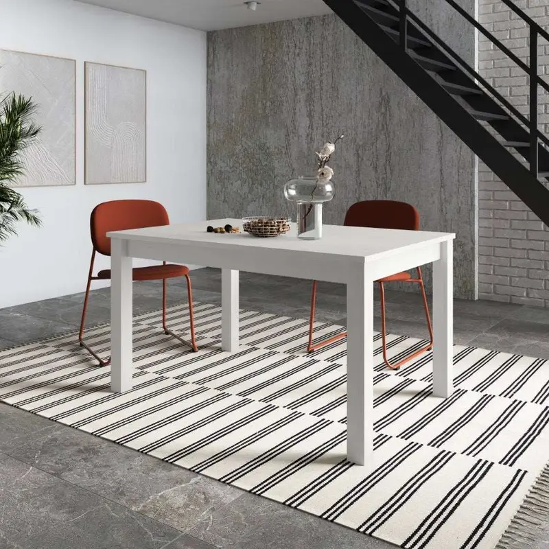 Mesa de comedor Extensible pata cuadrada FIORELLA