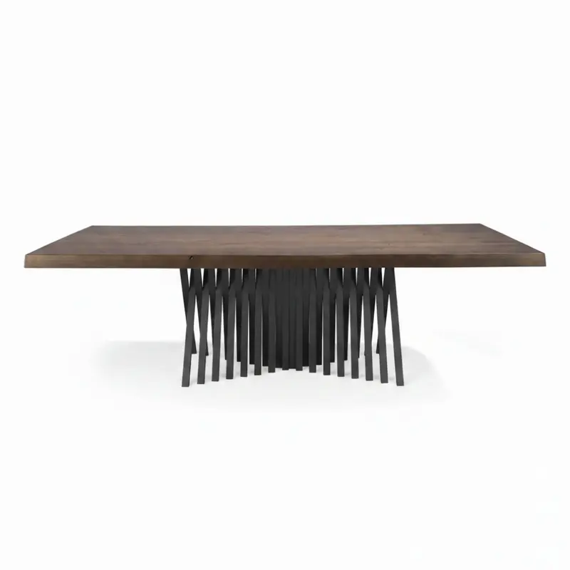 Mesa de Comedor Fija Tapa de Madera