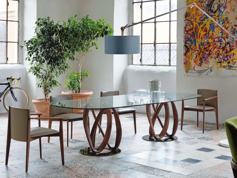 Mesa de comedor ovalada Infinity