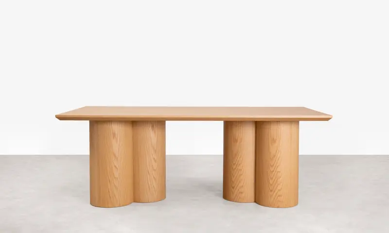 Mesa de Comedor Rectangular en Madera Agatha (210x100 cm)