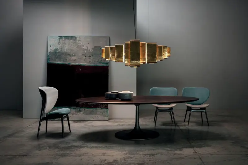 Mesa de comedor redonda Bourgeois