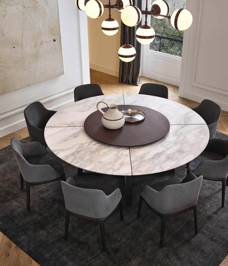 Mesa de comedor redonda Concorde
