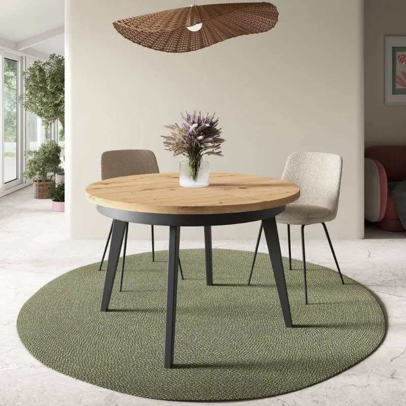 Mesa de Comedor Redonda Extensible VITTORIA
