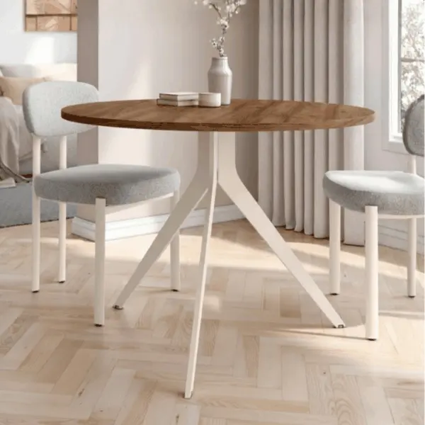 Mesa de comedor redonda fija ORTA