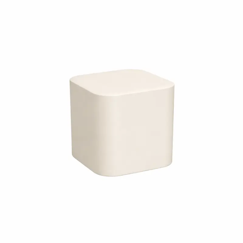 Mesa de salón Marlow - Forma cuadrada - H40 cm – Latte Stoneskin