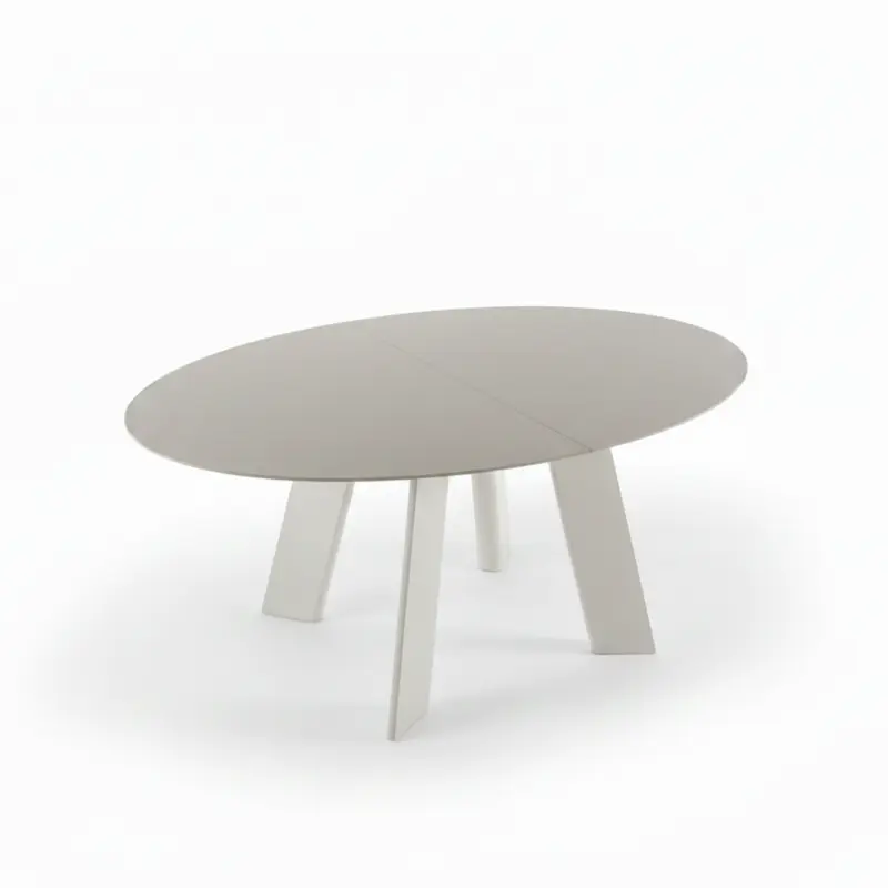 Mesa extensible de diseño circular modelo RTBHM