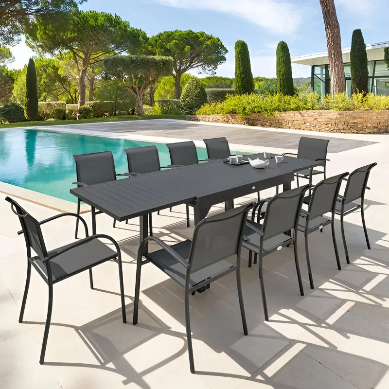 MESA EXTENSIBLE PIAZZA GRAFITO