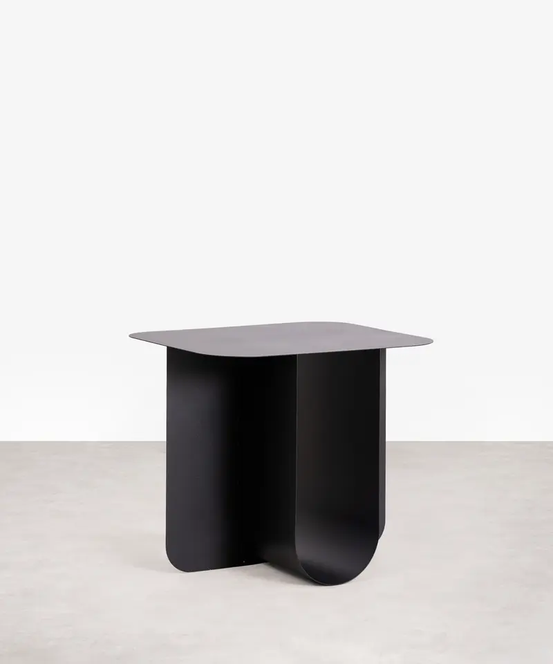 Mesita auxiliar de metal Kala (44x40x39 cm)