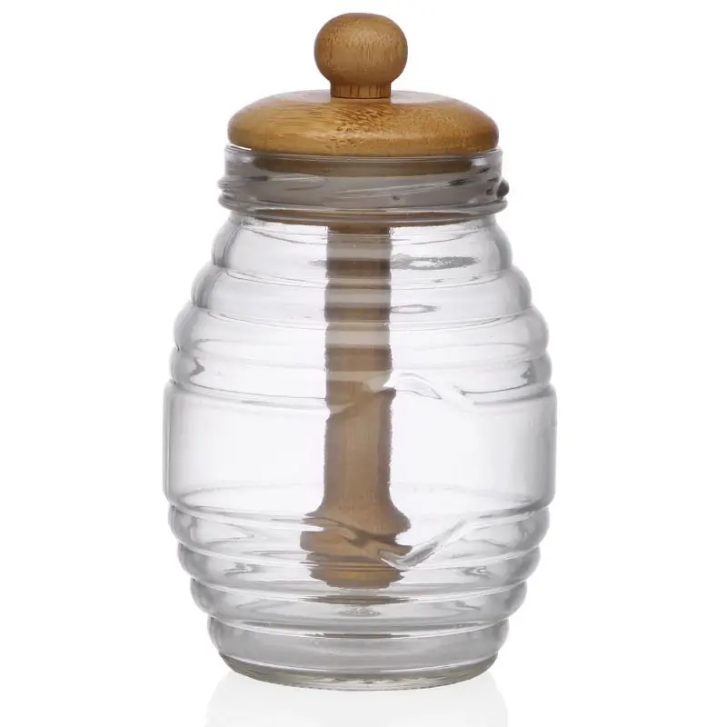 MIELERA BAMBÚ Y BOROSILICATO