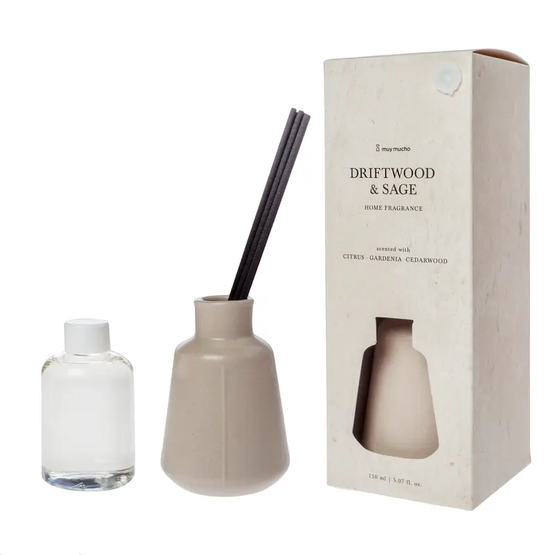 Mikado Warm Driftwood & Sage - Difusor en Sticks