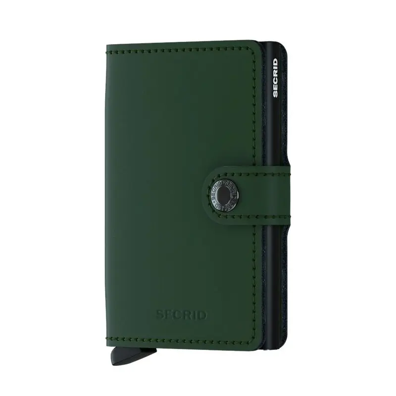 Miniwallet Matte Green - Black