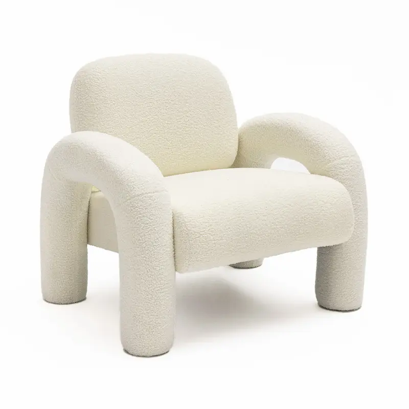 Mio - Sillón de tela bouclé