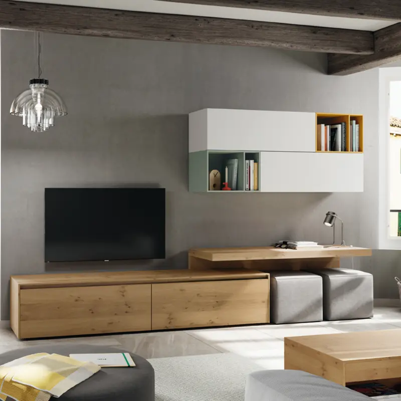 Modular de diseño TV y almacenaje
