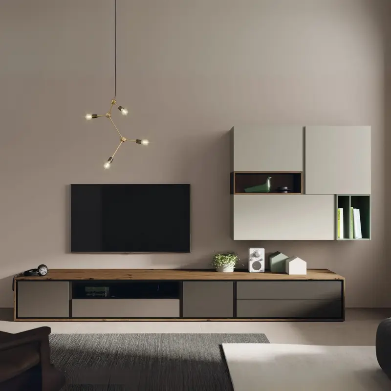 Modular de diseño TV y almacenaje