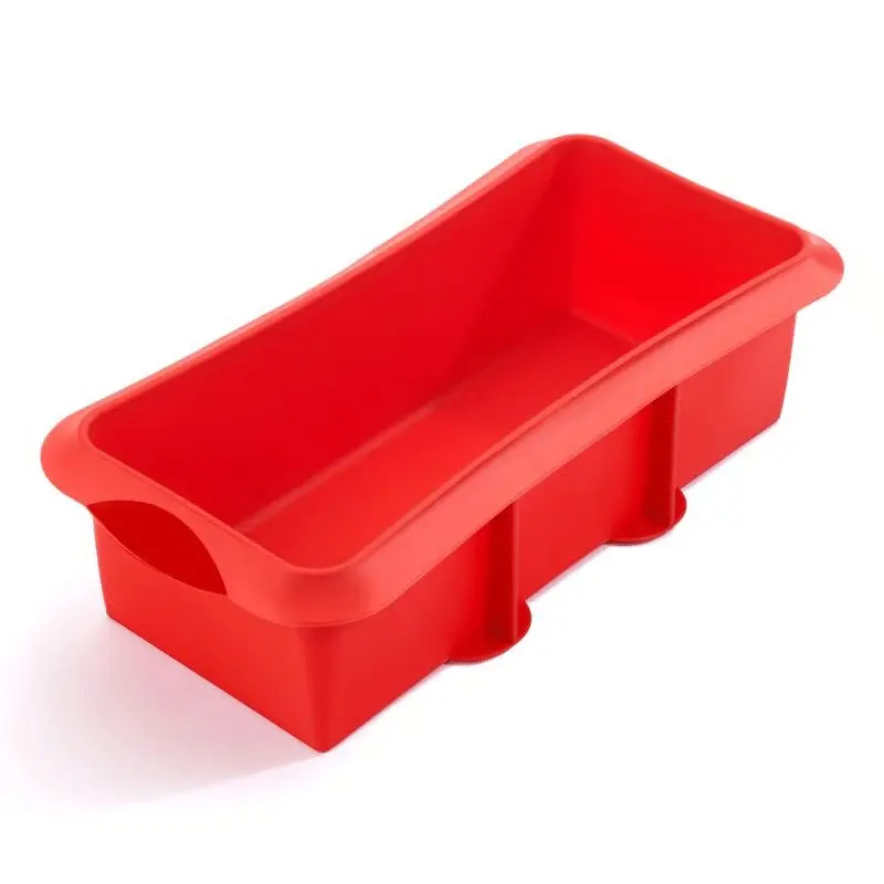 MOLDE RECTANGULAR 28CM ROJO