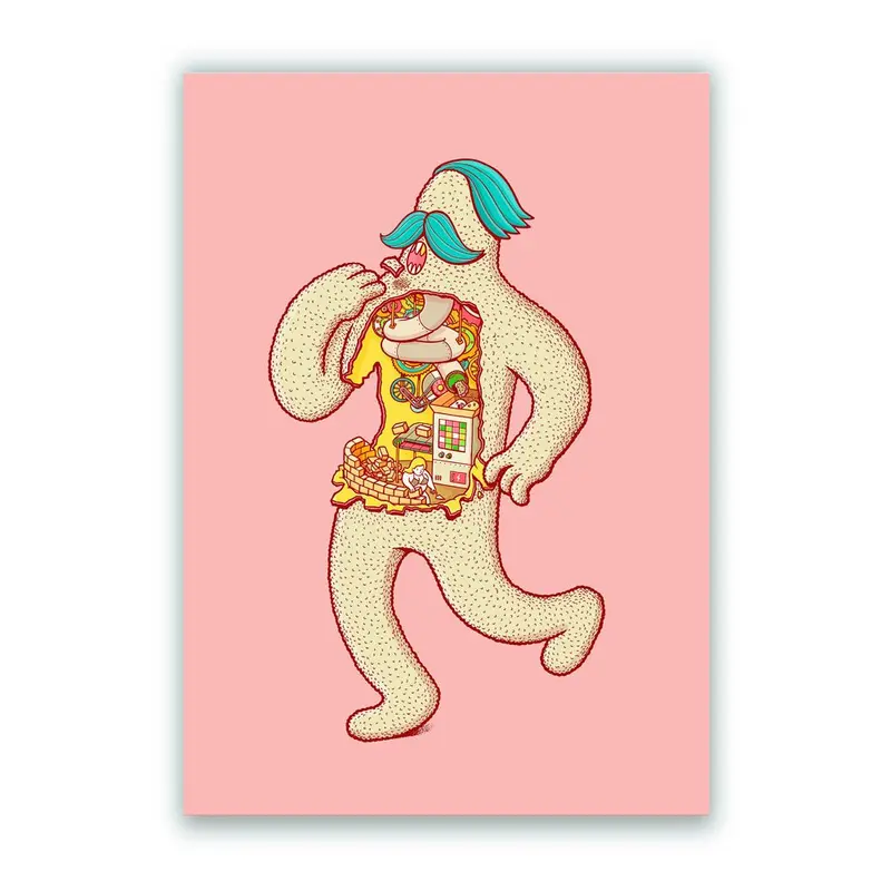 Moustache Impresión Giclée