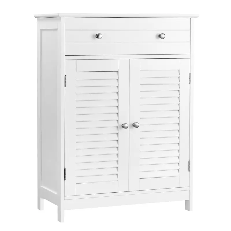 Mueble de Almacenamiento con 2 Puertas de Persiana