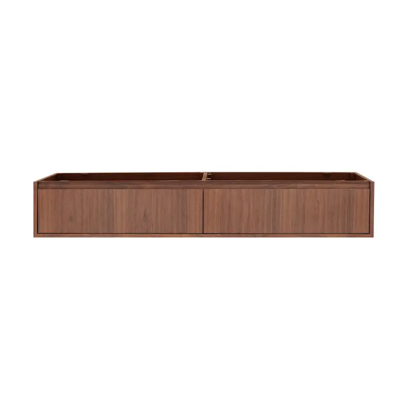 Mueble de baño Ann corto - Nogal - 150x25 cm | Estiloso y Práctico