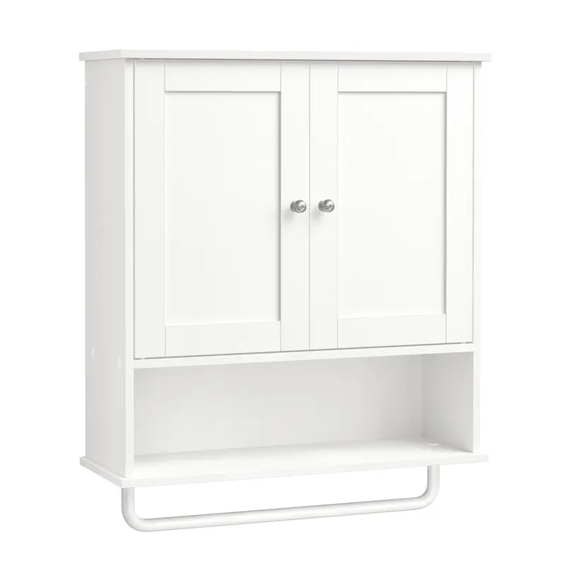 Mueble de Baño Colgante con Barra para Toallas