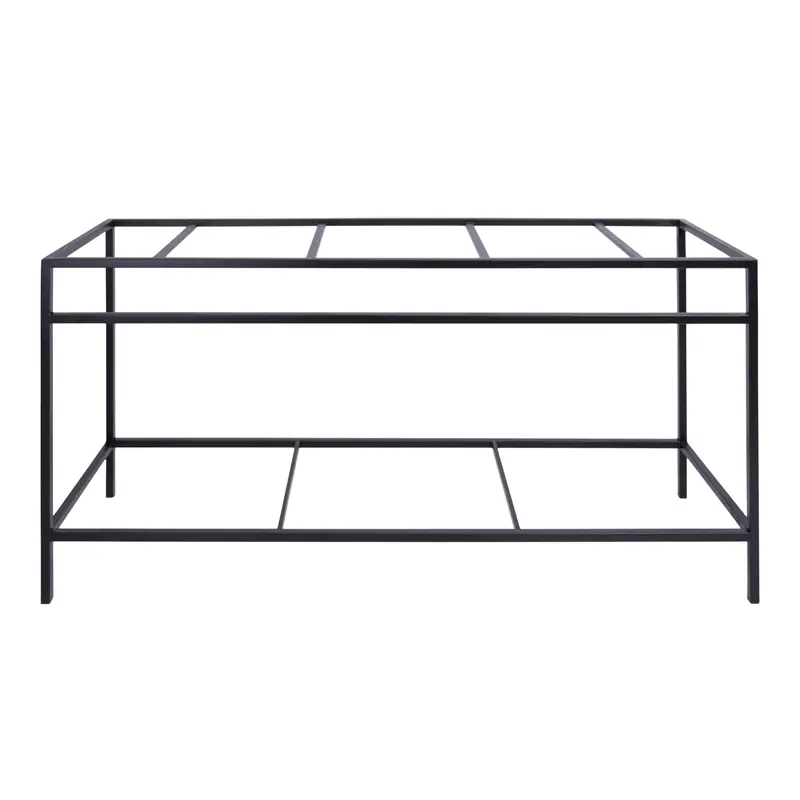 Mueble de baño con estructura de acero negro - Jules - 150 cm