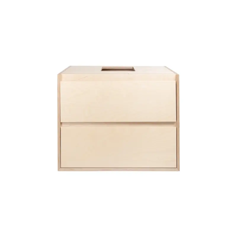 Mueble de baño escandinavo ANN - 80 cm - Abedul