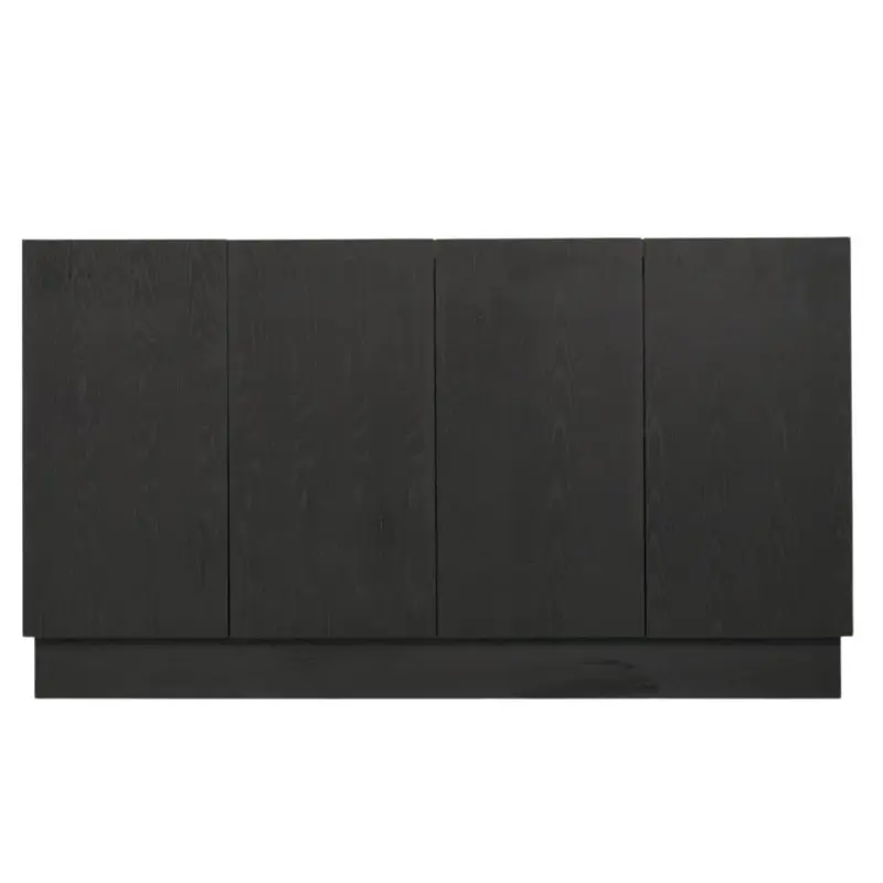 Mueble de baño escandinavo Felix - Roble negro - 154 cm