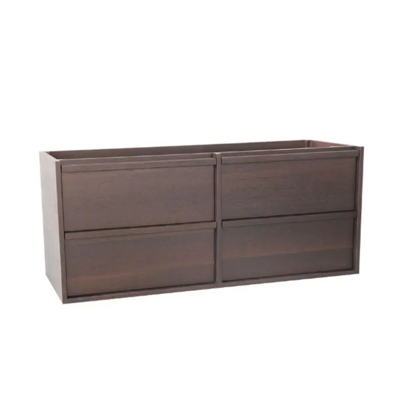 Mueble de baño - Fien - Madera ahumada - 150 cm