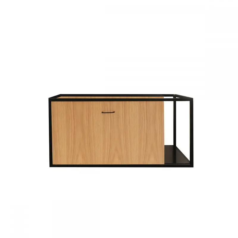 Mueble de baño - Industrial/Roble - 100cm - Cebu