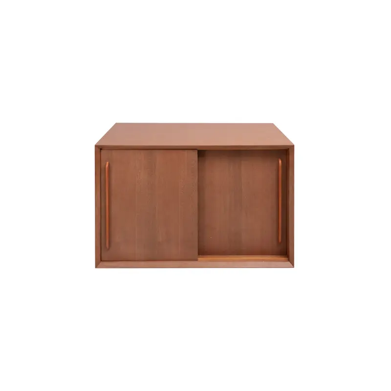 Mueble de baño Vintage Nestor - Teca - 80 cm