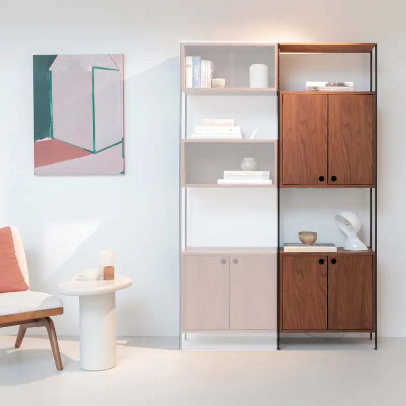 Mueble de pared - Sarzeau - Nogal - Combinación 2