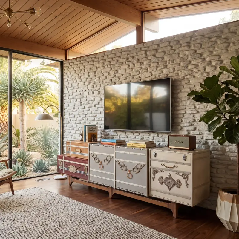 Mueble de TV Suitcase