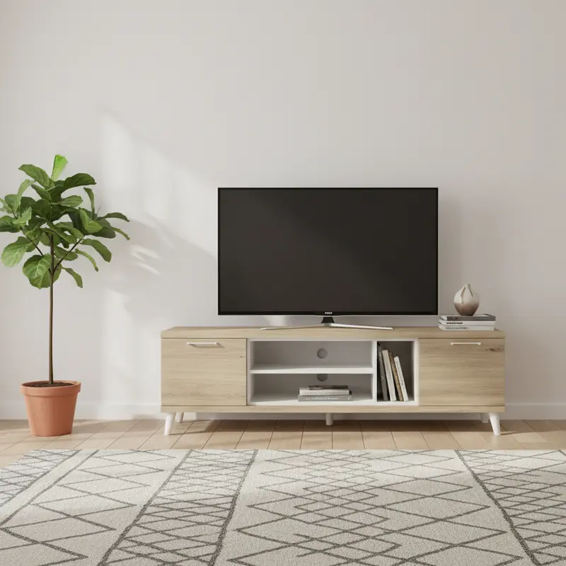 Mueble para TV 2P+Cubo Grande BOLONIA