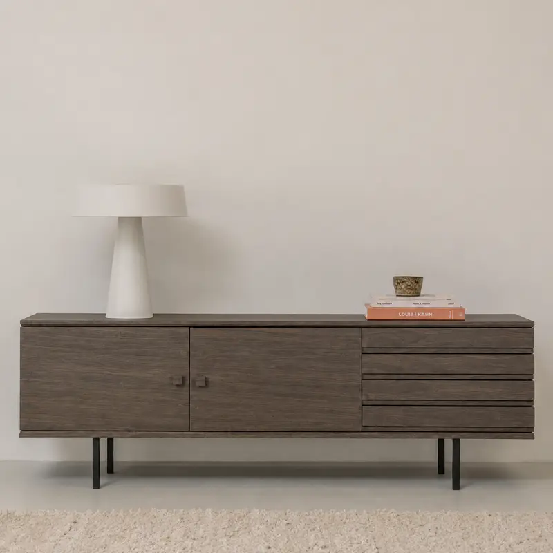 Mueble para TV - Calvin - Smoke - 165 cm