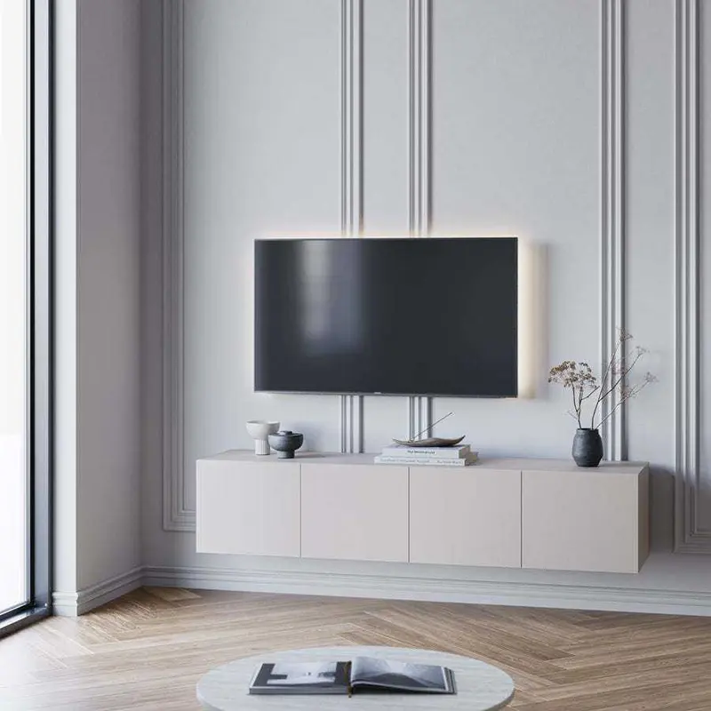 Mueble TV 4 puertas ACORAD | colgado Perla