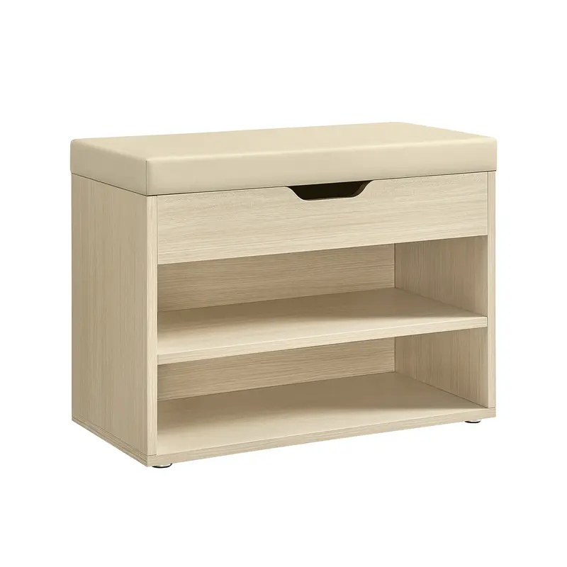 Mueble Zapatero con Asiento Tapizado