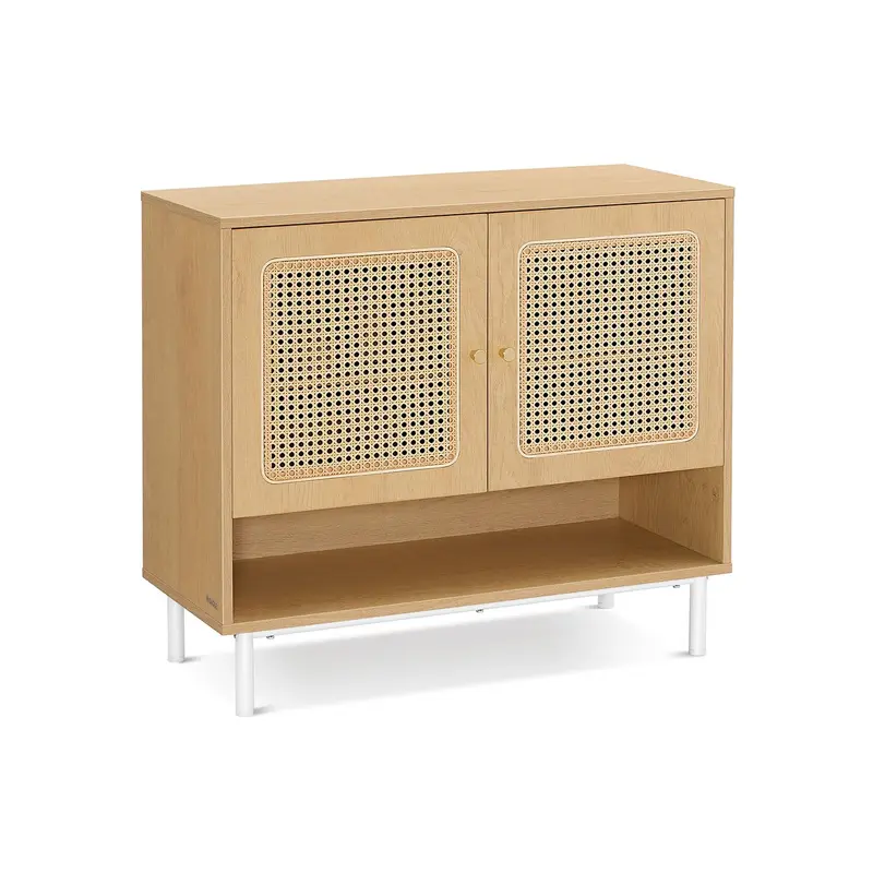 Mueble Zapatero de 3 Niveles de Ratán Estilo Boho