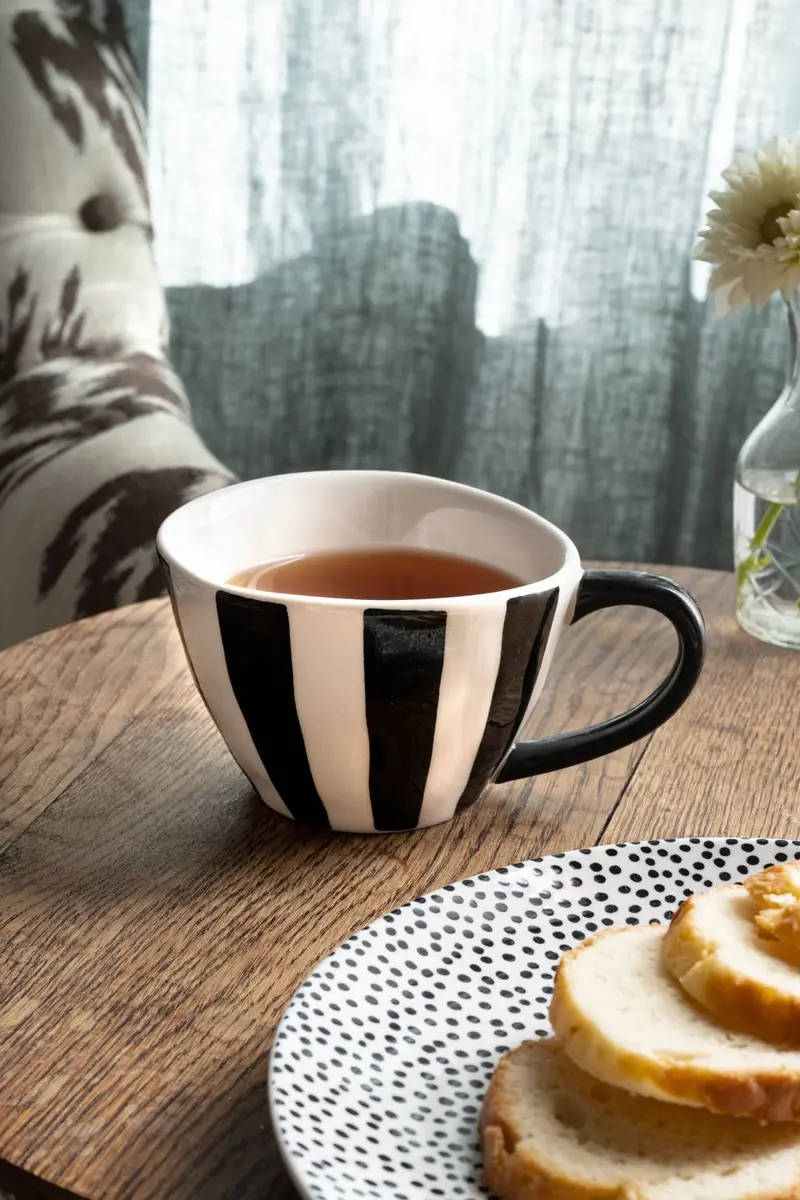 Mug Artesana Rayas Verticales Co