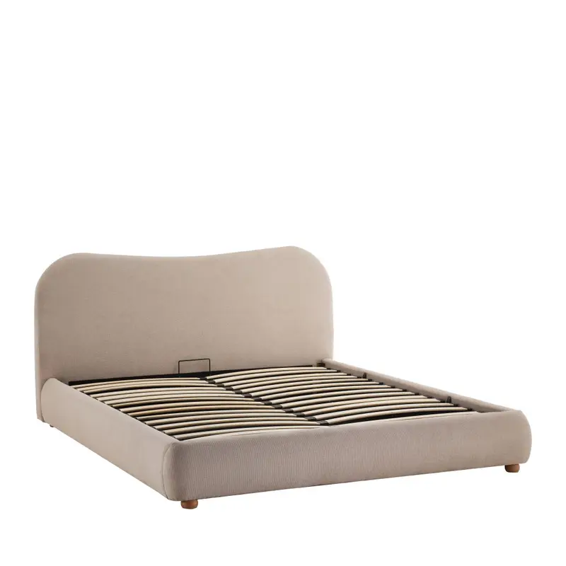 NAPO - Cama arcón de tela 140x190 cm