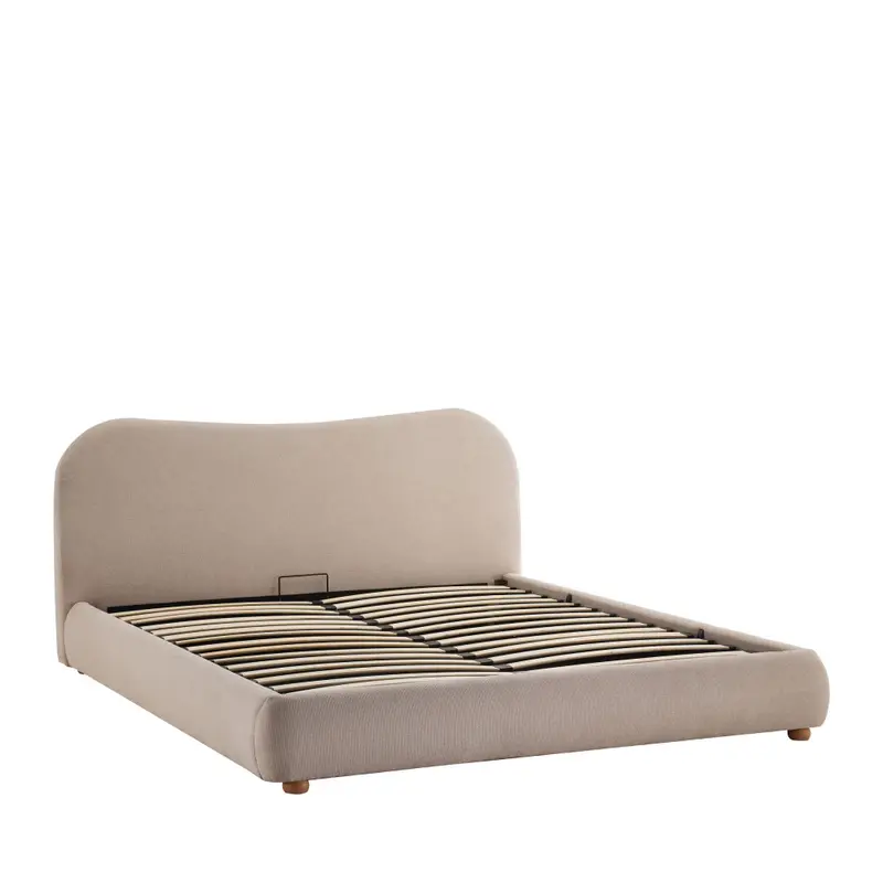 NAPO - Cama arcón de tela 160x200 cm